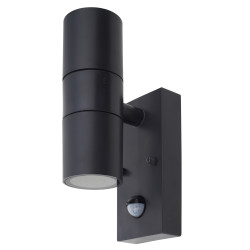 Touchpoint LED Outdoor Up & Down Wall Light with PIR - IP44 - Anthracite