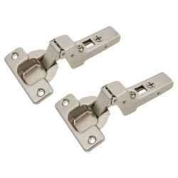 Blum CLIP Top Cabinet Hinge - 107° - Sprung - Inset - Zinc Plated - Pair