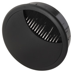 Altro Round Cable Tidy Grommet - 80mm Hole Size - Black - Pack of 10