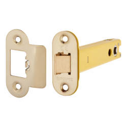 Altro Heavy Duty Tubular Latch - 128mm Case - 107mm Backset - Radius - PVD Brass