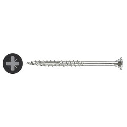 Reisser Cutter Pozi Countersunk Wood Screws - 5.0 x 60mm - Bright Zinc Plated - Pack of 200