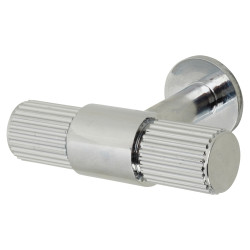 Carlisle Brass Lines 13mm T-Bar Cabinet Knob - 50 x 40mm - Polished Chrome