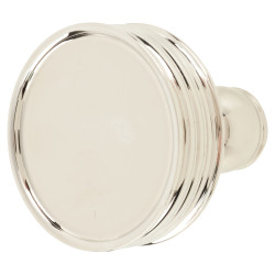 Heritage Brass by M Marcus Venetian Round Cabinet Knob - 32mm Diameter - Polished Nickel