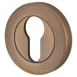 Hampstead Escutcheon - 55mm Diameter - Euro - Antique Brass