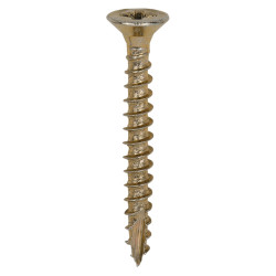 TIMCO Classic Pozi Countersunk Wood Screws - 3.0 x 25mm - Yellow Zinc - Pack of 200