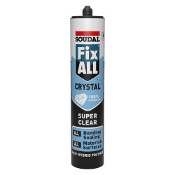 Soudal Fix All Crystal Sealant & Adhesive - 290ml - Clear