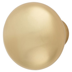 Alexander & Wilks Wade Round Cabinet Knob - 32mm Diameter - Polished Brass