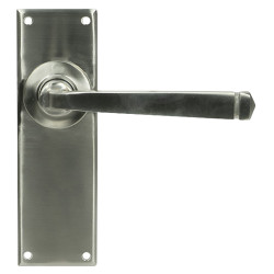 From The Anvil Satin Stainless Steel Latch Door Handles - Avon Range - 152 x 48mm