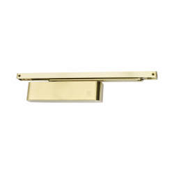 Rutland TS.11204 Cam Action Fire Door Closer - Power Size 2-4 - Push/Pull Mount - PVD Polished Brass