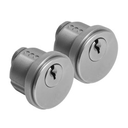 Adams Rite Screw Cylinder - Door thickness 44-47mm - Keyed Alike Number KA1 - Pair Cylinder