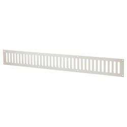 Altro Plain Slotted Vent - 600 x 76mm - 11590mm² Free Air Flow - Satin Stainless Steel