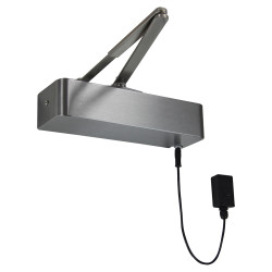 Rutland RESPONDER24 ETS.18314 Electromagnetic Fire Door Closer - Power Size 4 - Satin Nickel