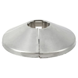 Pipe Collars - 55mm Diameter for 15mm Diameter Pipe - Chrome