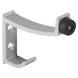 Premier Hat & Coat Hook - 12-13mm Panels - Satin Anodised Aluminium