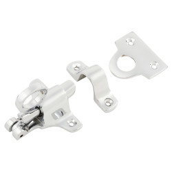 Traditional Fanlight Catch - Polished Chrome
