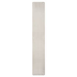 Altro Stainless Steel Plain Finger Plate - 600 x 100 x 1.5mm - Satin
