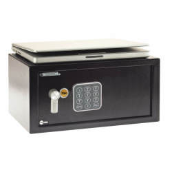 Yale Laptop Safe - 200 x 430 x 350mm - Keypad - Black