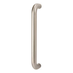 Altro 25mm D-Bar Door Pull Handle - Bolt Fix - 305mm Centres - Satin Stainless Steel