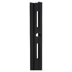 Altro Single Slot Shelf Wall Upright - 1000mm Length - Black