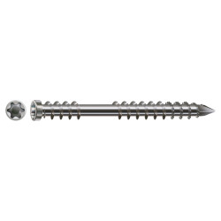 SPAX T-Star Plus Cylindrical Head Decking Screw - 6.0 x 100mm - A4 Stainless Steel - Pack of 100