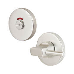 Touchpoint Disabled Bathroom Turn & Release - 53 x 68 x 36mm - Satin Aluminium