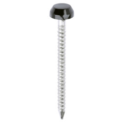 TIMCO Polymer Headed Pins - 30mm Length - Black - Pack of 250