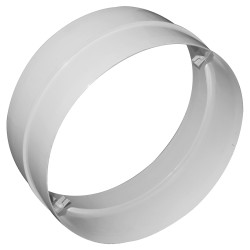 Manrose Plastic Ducting Connector - 5"/125mm - White