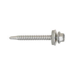 TIMCO Self-Drilling Screws for Light Section Steel - 5.5 x 100mm - With Washer - Pack of 100