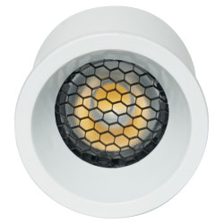 Forum Inlight Anti-Glare 4.8W GU10 LED Dimmable Spotlight Lamp - 4000K Cool White - White