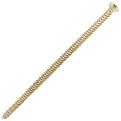 SiDAX Concrete Screw - Countersunk - Yellow Zinc - 7.5 x 180mm - Pack of 100