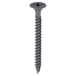 TIMCO Fine Thread Bugle Head Drywall Screws - 3.5 x 38mm - Dark Grey Phosphate - Pack of 1000