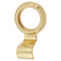 Carlisle Brass Architectural Quality Rim Cylinder Pull - 79 x 47mm - Polished Brass