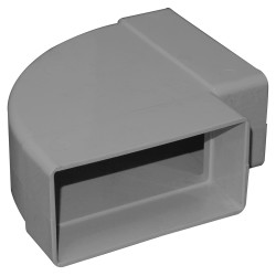 Manrose 90° Flat Bend - 204 x 60mm - Grey