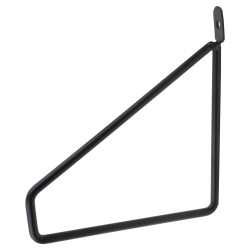 Altro Triangle Shelf Support Bracket - 140 x 150mm - Black - Pack of 4