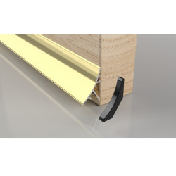 Stormguard ICD Rain Deflector - 914mm Length - Inward/Outward Opening Doors - Gold