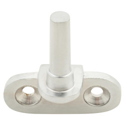 Cranked Casement Window Pin for Flush Joinery - Satin Chrome
