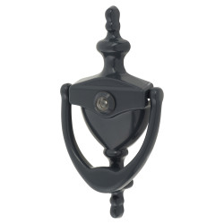 Arrone AR727K Traditional Urn Door Knocker With Viewer - 151 x 76mm - Anthracite Grey