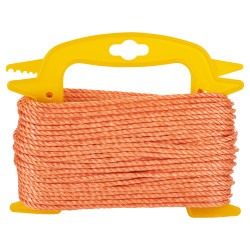 Multi Function Polypropylene Rope - 4mm x 30m Length - Orange