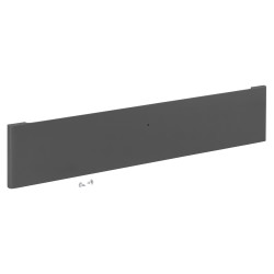 elfa Top Track System - Décor Basket Drawer Front - 600 x 122 x 15mm - Grey