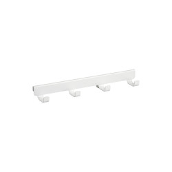 elfa Top Track System - Click In 4 Coat Hook Bracket Hook - 317mm Length - White