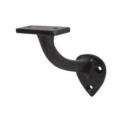 Olde Forge Handrail Bracket - 76mm Projection - Black Antique Iron