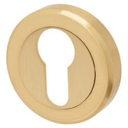 Serozzetta by Carlisle Brass Escutcheon - 50mm Diameter - Euro - Satin Brass