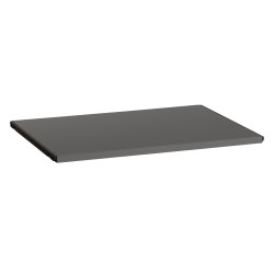 elfa Top Track System - Click In Edged Melamine Board/Shelf - 605 x 424 x 20mm - Graphite