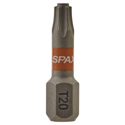 SPAX T-Star Plus Driver Bit - Torx - T20 - 25mm Length - Pack of 5
