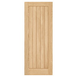 LPD Belize 5 Panel Pre-Finished Solid Internal Door - 1981 x 686 x 35mm - Oak
