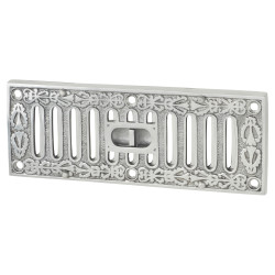 Olde Forge Decorative Hit & Miss Vent - 225 x 82mm - Polished Lacquered
