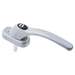 Fab & Fix uPVC/Timber Tilt & Turn Espagnolette Locking Multipoint Window Handle - Premium Sat Silver