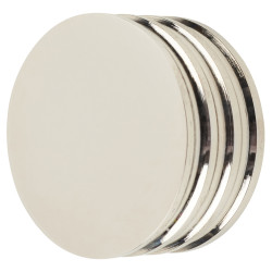 Frelan Hoxton Sturt Round Cabinet Knob - 40mm Diameter - Polished Nickel