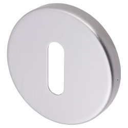 Urfic Escutcheon - 52mm Diameter - Keyhole - Satin Stainless Steel - Pair
