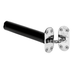 Extended Perko R21 Concealed Door Closer - Radius Plate - Polished Chrome